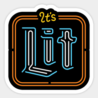 Lit Sticker